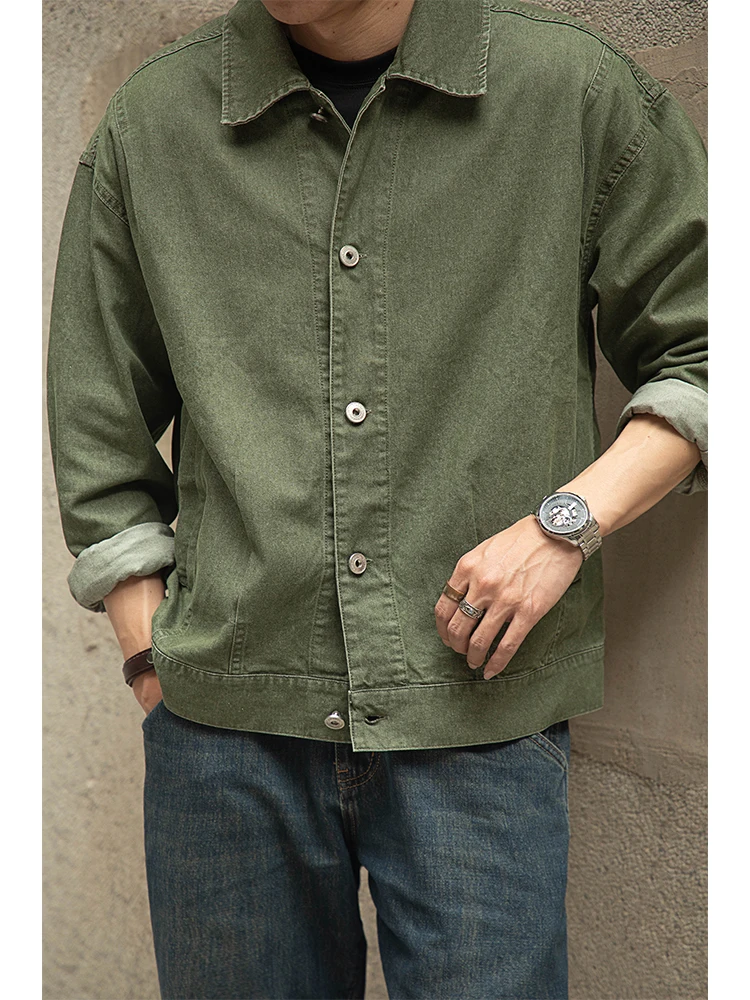 Джинсовая куртка Blade Cargo Amekaji Yeast Mill американская винтажная свободная верхняя