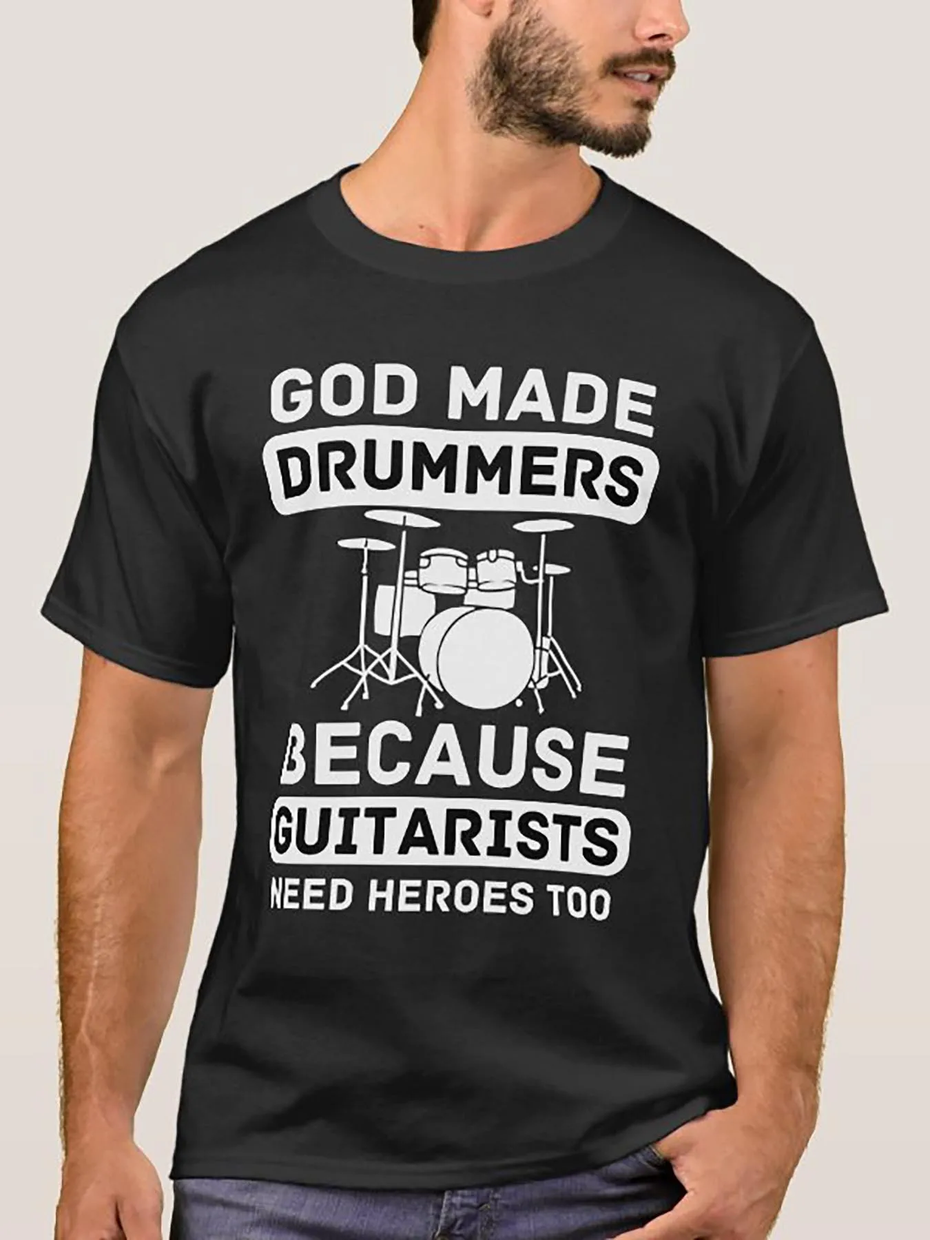 Мужская футболка Black Cotton 