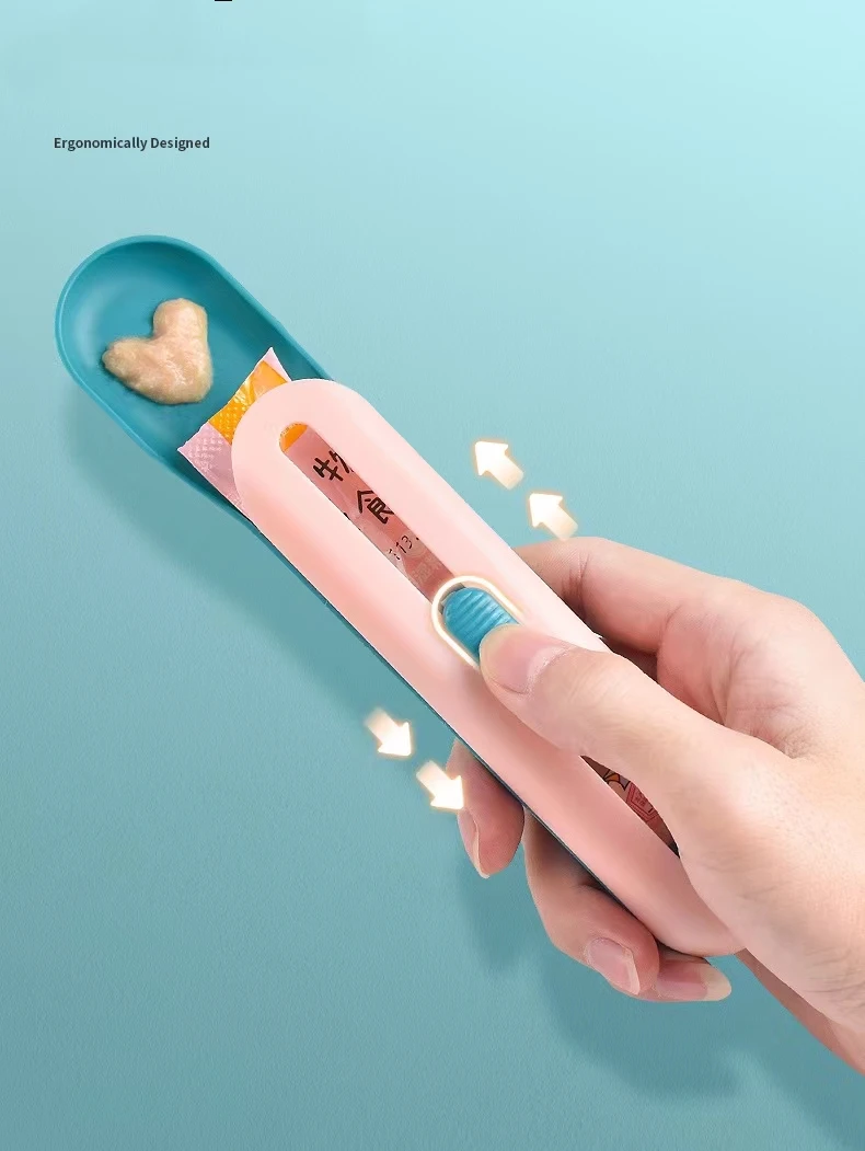 

Popular Cat Feeder Cat Bar Spoon Cat Bar Extruder Cat Food Spoon