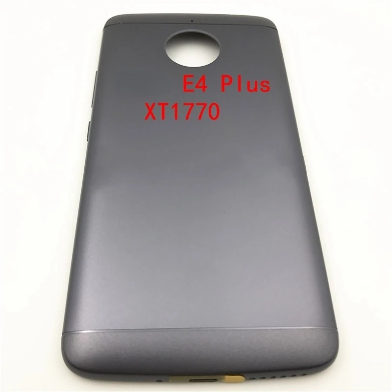 

Back Battery Cover For Motorola Moto (4th Gen) E4 XT1762 XT1763 E4 Plus Rear Door Panel Housing Case XT1770 X1771
