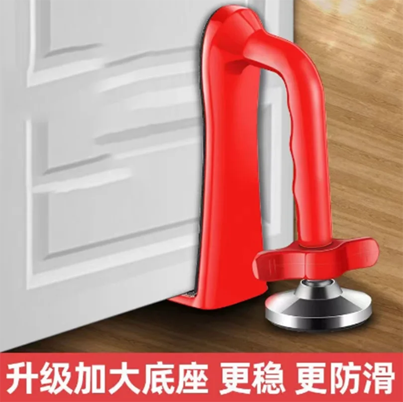 

Portable Passable Security Check Door Closer Jammer Lock-Security Device For Travel Personal Protection Home Security Door Stop