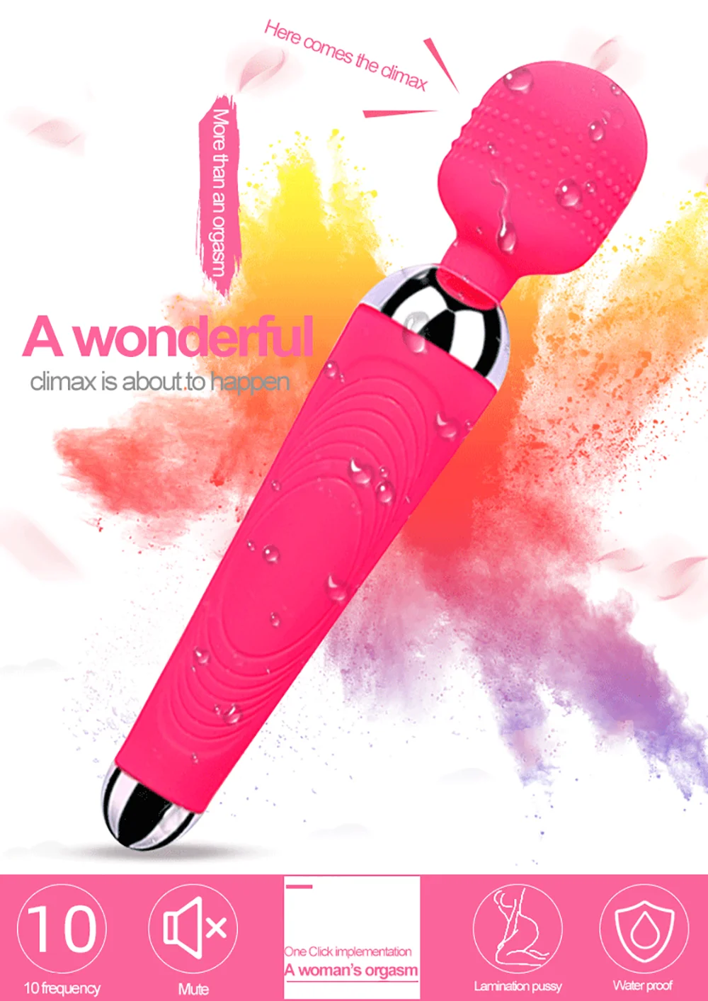 Высокое качество низкая цена женский Электрический вибратор массажер с быстрой