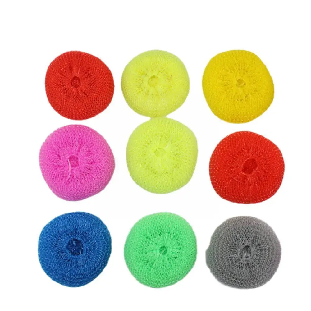 

Kitchen Dish Scourer Cleaning Balls Kitchen Stainless Cleaning Scrubber Dish Steel Balls Plastic Scourer Wire B2S1