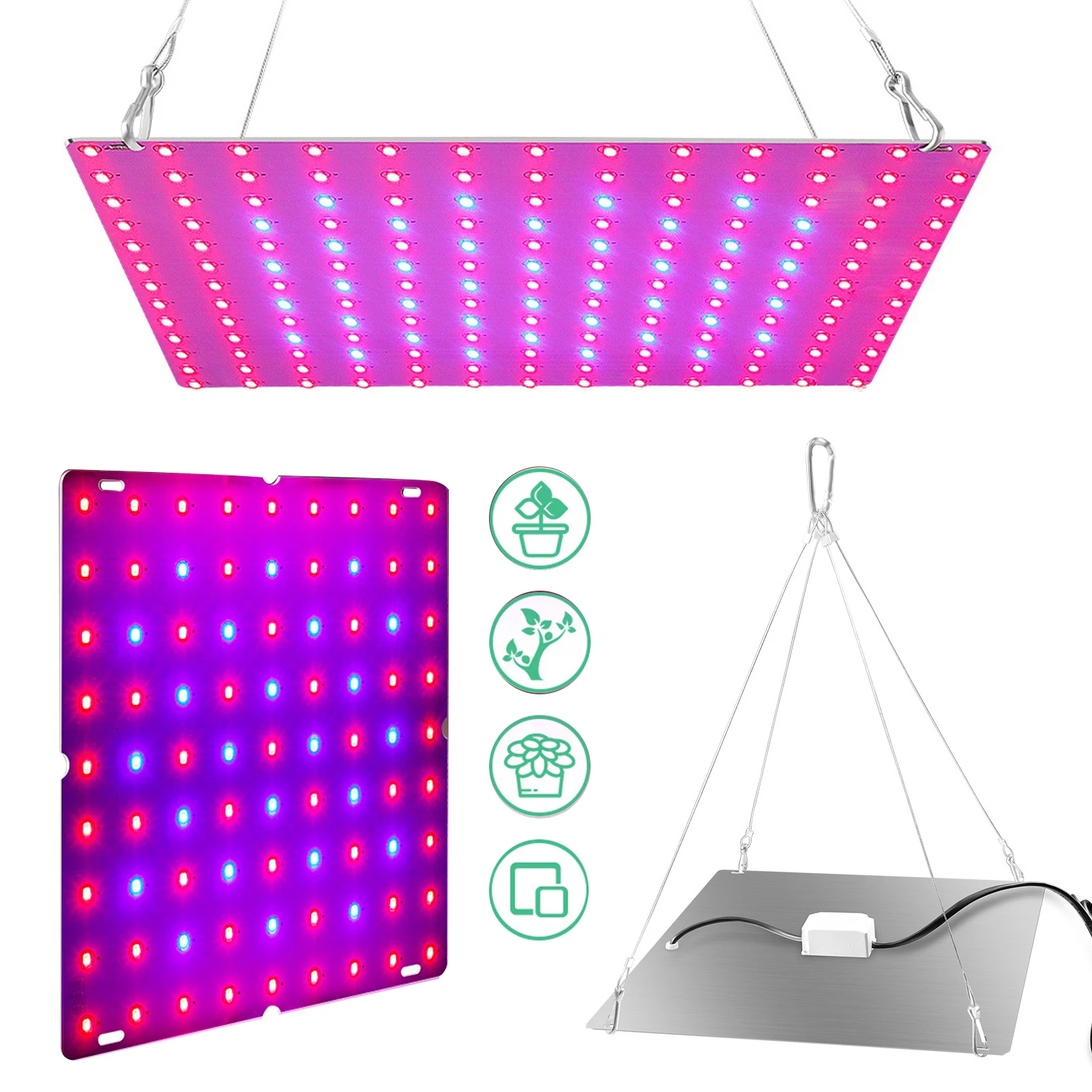 Тепличный светодиодный светильник для выращивания растений компактный высокая