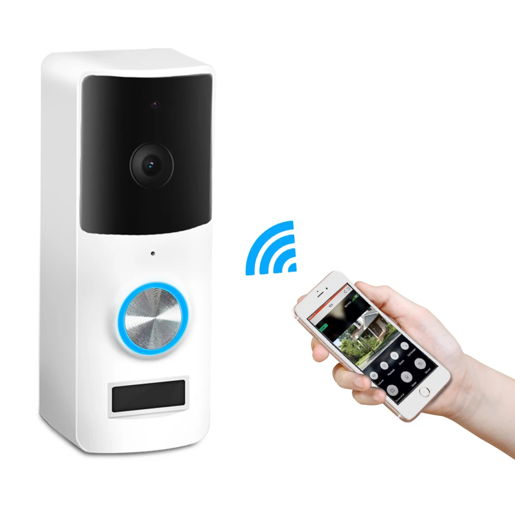 Tuya Smart Doorbell Viedeo Camera Wifi Google Alexa Door Bell Viewer 230v Chime