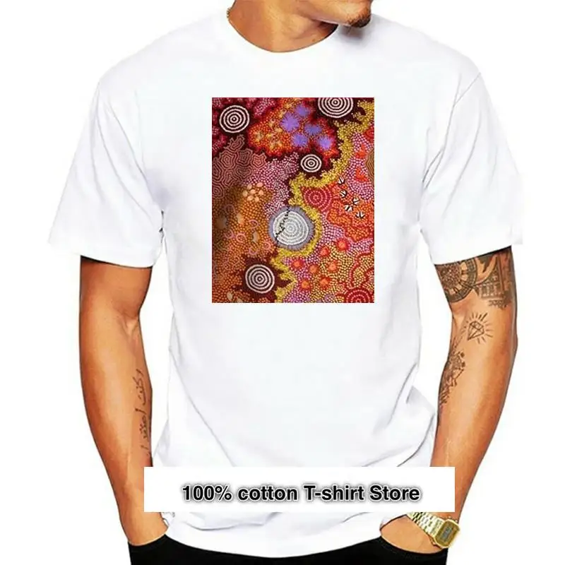 

Новая рубашка с рисунком аборигена австралийского, 100% хлопок, новая рубашка с рисунком манги