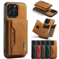dg ming leather flip wallet card slot case cover for iphone 13 12 pro max iphone 11 pro cases iphone 8 plus case