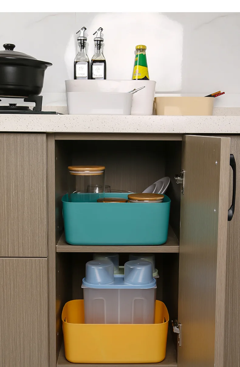 Пластиковая корзина для всякой всячины органайзер игрушек косметики одежды