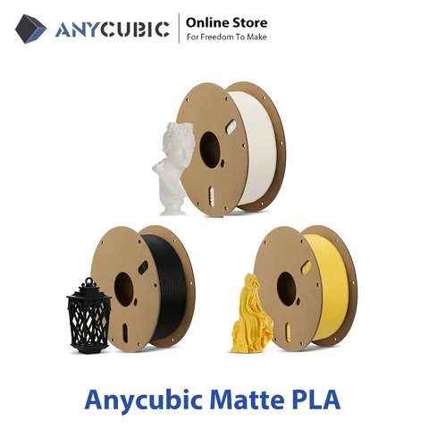 ANYCUBIC Matte PLA для FDM 3D-принтера нить для 3D принтера 1,75 мм 1 кг/рулон PLA нить материал для 3D-печати