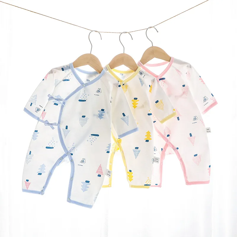 

Newborn clothes baby onesie summer men and women baby butterfly rompers summer