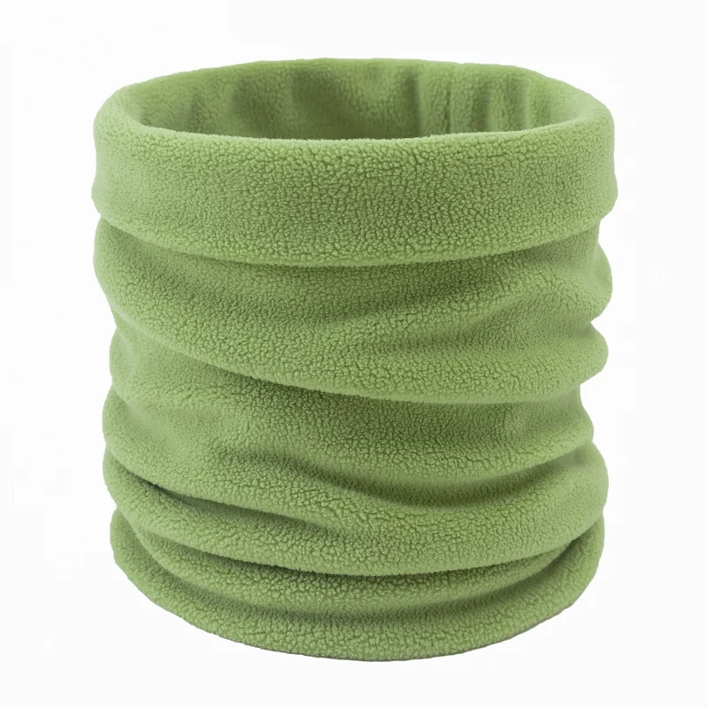 

2022 New Warm Fleece Scarf solid Color Cashmere Winter Scarf Outdoor Snood Scarves Women Men Plush Thick Circle Neck Scarfs Ring