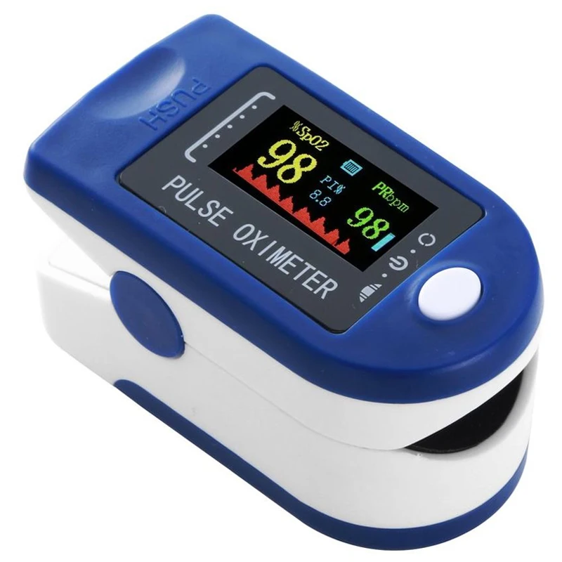 

Digital Fingertip Pulse Oximeter Finger Oximeter Blood Oxygen Saturation Meter Finger SPO2 PR Heart Rate Health Monitor With Box