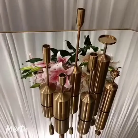

6 pcs a set Stainless Steel Candelholder
