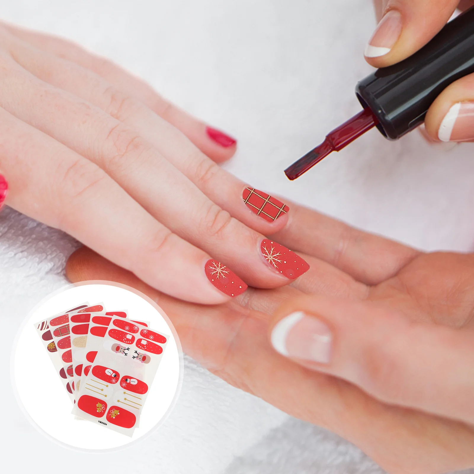 

5 листов, декоративные наклейки для ногтей