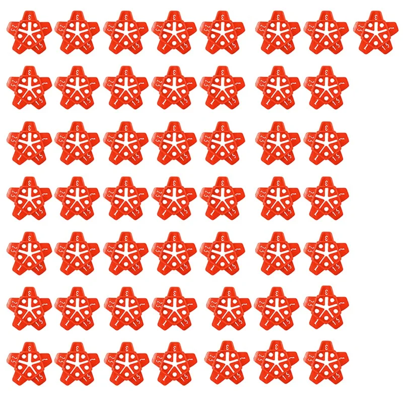 

500Pcs 1/1.5/2/2.5/3Mm Wall Tiles Ceramic Space Locator Artifact Cross Tile Leveling System Floor Construction Tools