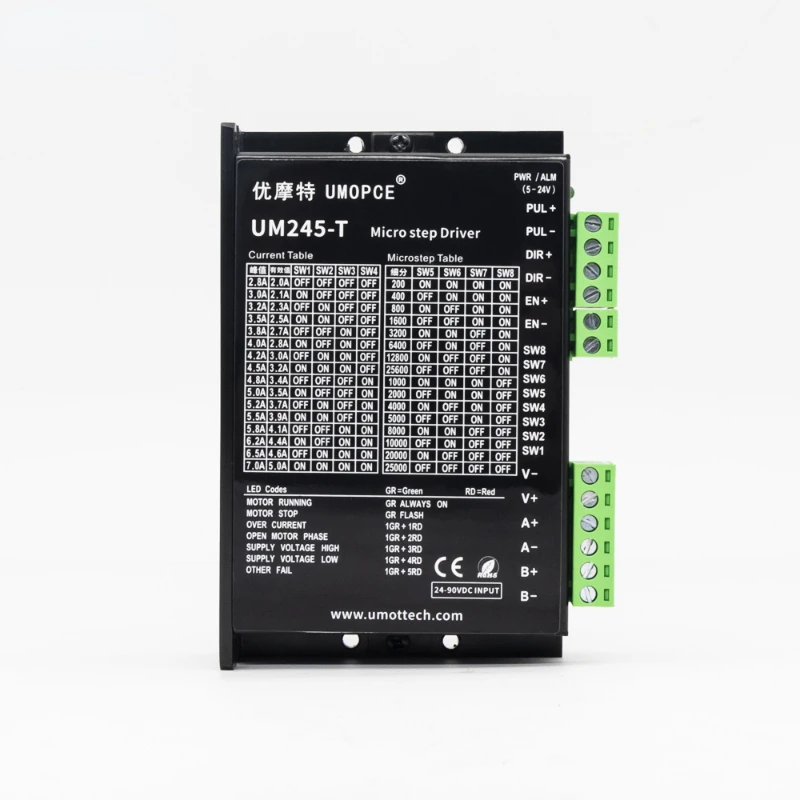 

Т-образный шаговый привод 2-фазный 2-5A 24-90VDC шаговый двигатель для ЧПУ