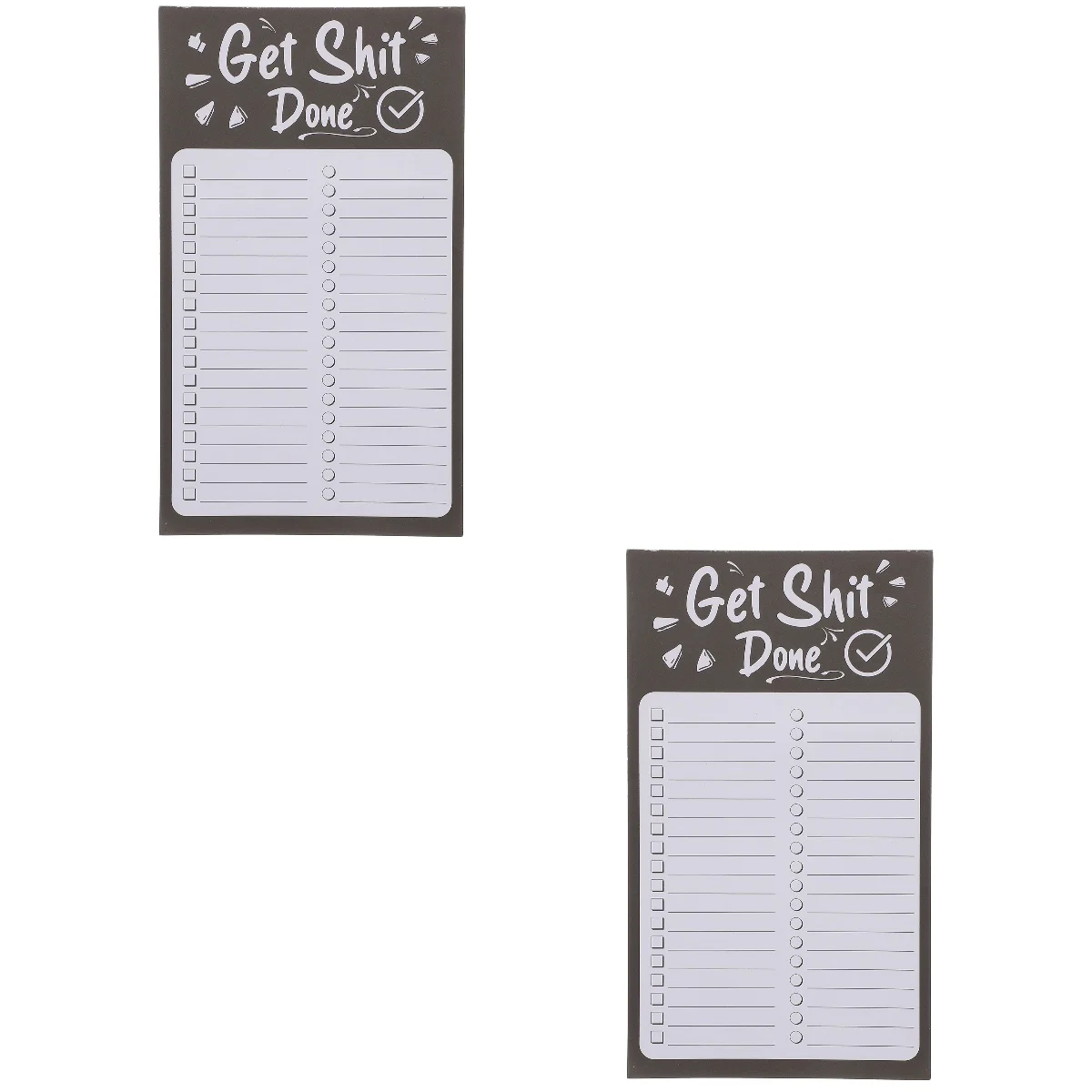 2x Magnetic Memo Notepad Fridge Magnetic List Notepad Fridge Grocery List Notepad Refrigerator Magnetic Notepad