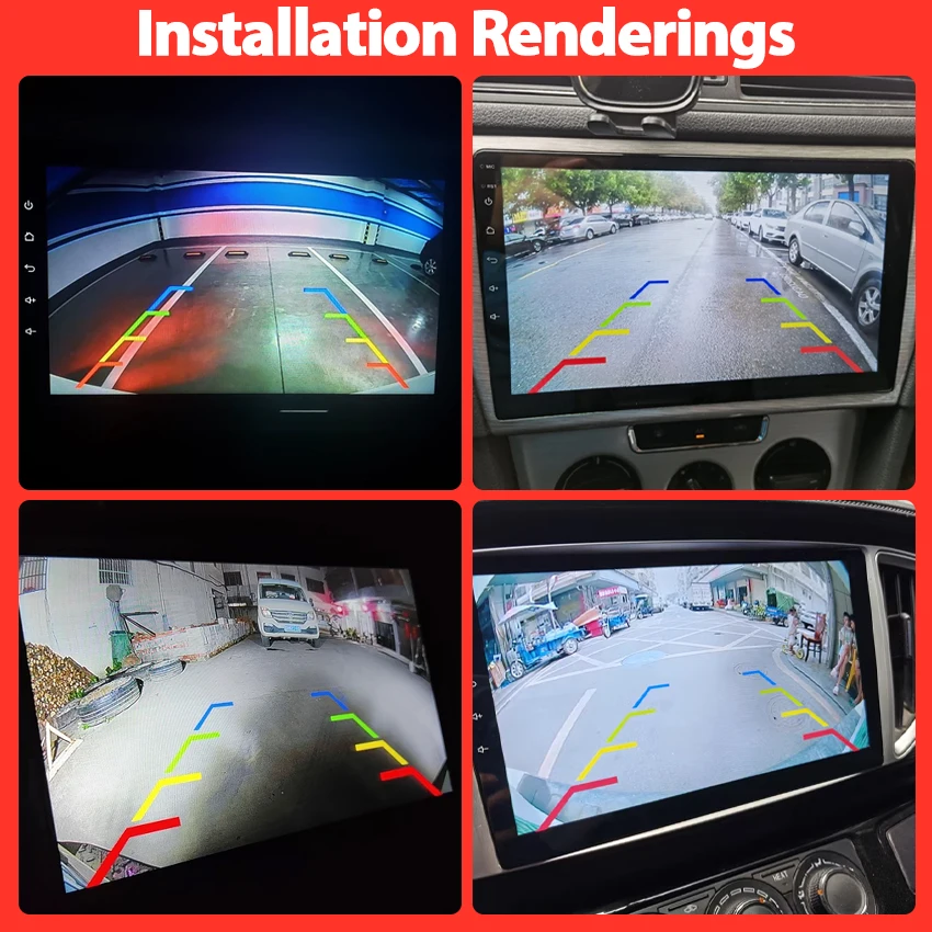 Фото Новый! 170 °   Камера заднего вида HD 1080P для Dodge Journey JC JCUV 2008-2014 FIAT Freemont 2011-2017 Монитор заднего парковки FishEye №5