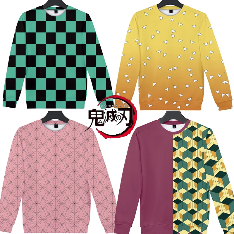 

Cosplay Demon Slayer Kimetsu No Yaiba Hooded Sweatshirt Anime 3D Printed Streetwear Sweater Women/men Winter Hoodies Top