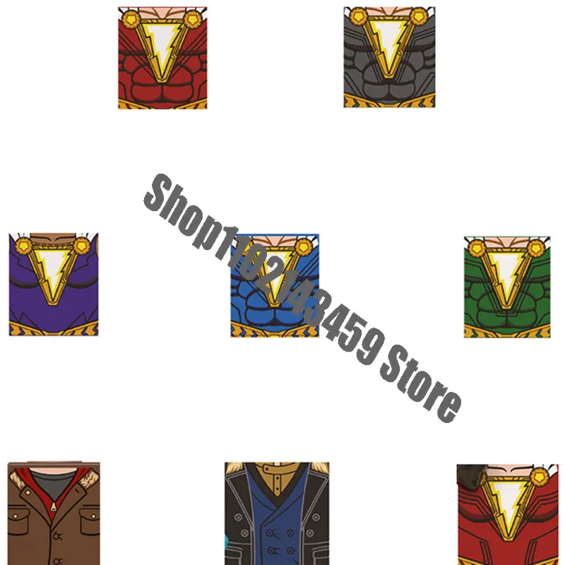 

Миниатюрная экшн-фигурка из строительных блоков, WM6058 семья шазам, Юджин Чой Педро пена, Фредди Фримен