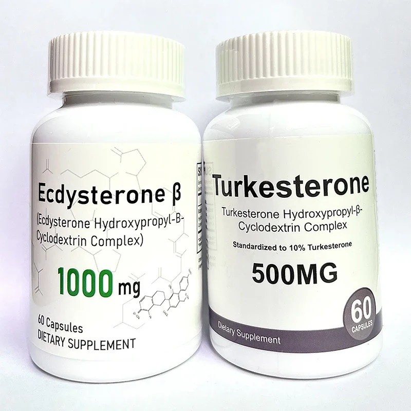 

2 bottles of 120 tablets ecdysterone capsules + turkey sterone capsules increase muscle mass burn fat maintain energy levels