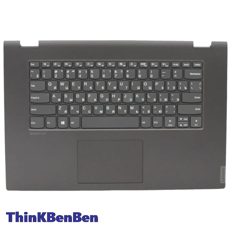 RU русская черная клавиатура верхний чехол упор для рук Lenovo Ideapad Flex C340 15 15IIL 15IWL 15IML