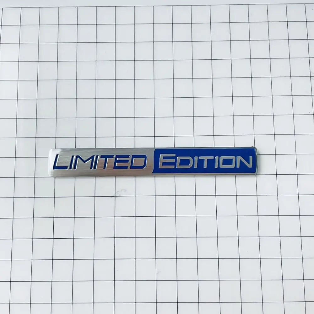 

Автомобильные наклейки ограниченного выпуска, 3D наклейки на заднюю панель из алюминия, автомобильные аксессуары для Audi/Honda/Opel/Toyota/Mercedes/Mazda