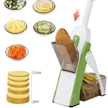 Kitchen Vegetable Slicer Grater Slicer Cut Fruit French Fries Easy To Cut Potato Chips Gadget Kitchen Gadgets