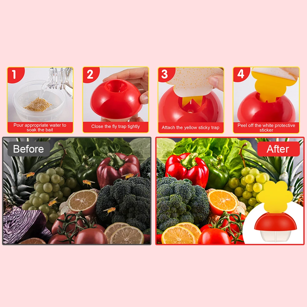 Ловушка для фруктовых мух ловушка дрозофилы насекомых борьба с вредителями