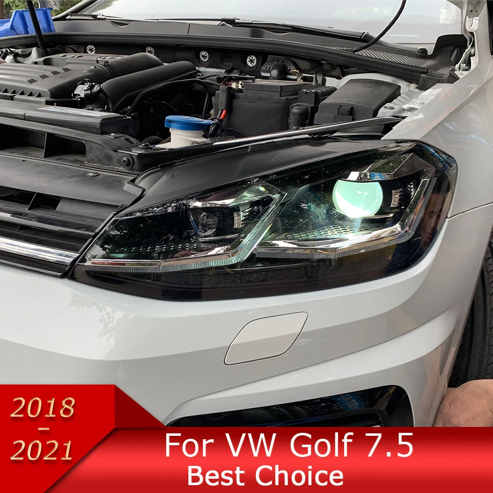 Автомобильные фары для Golf 7.5 2018-2021 Golf7.5 MK7.5 светодиодные автомобильные в сборе