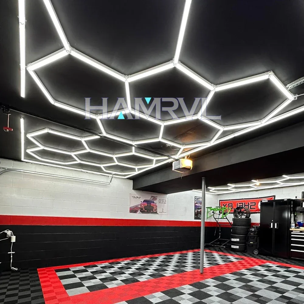 Гаражный шестиугольный светильник с затемнением 3000–4000 К Парикмахерская