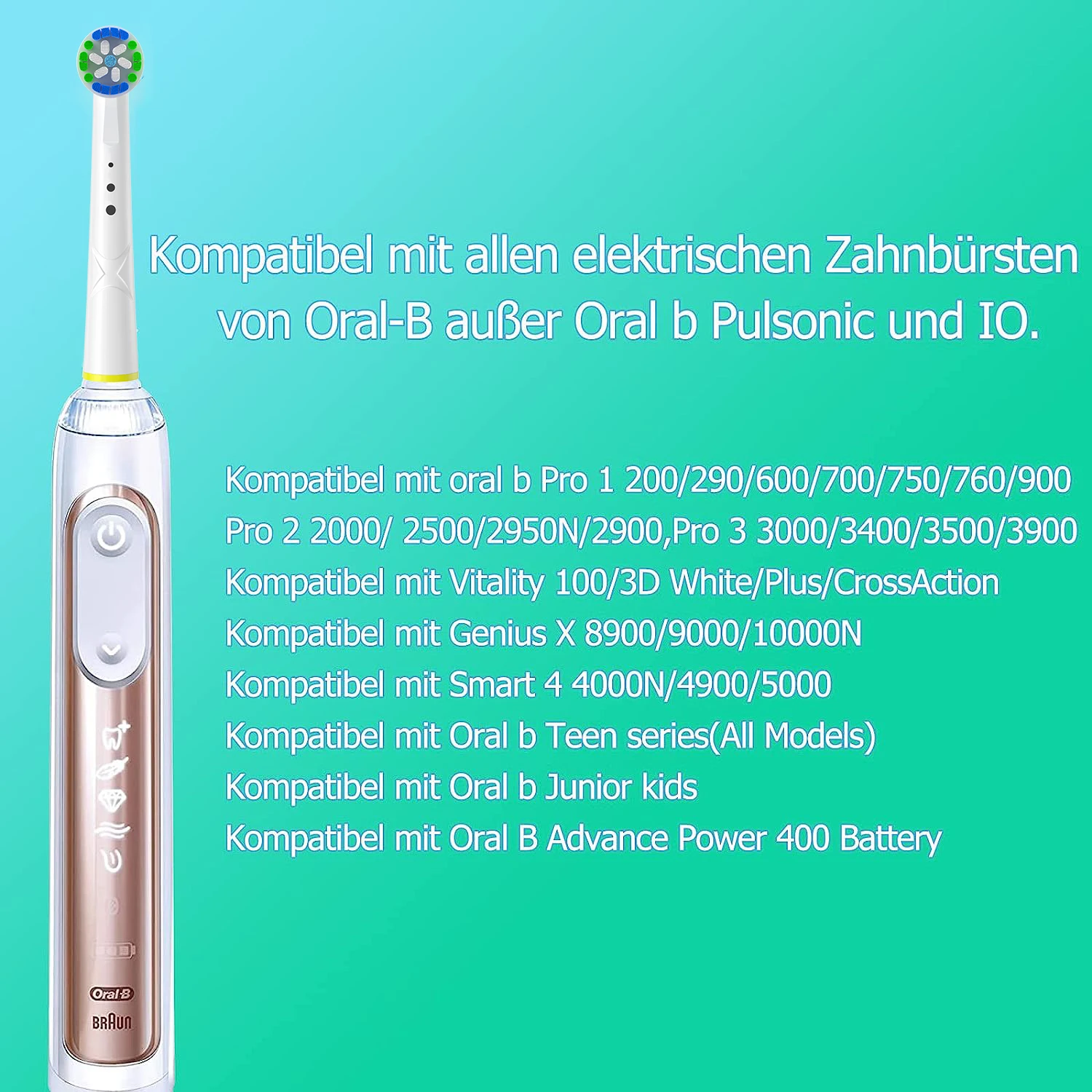 4/8/12/16 сменные насадки для электрической зубной щетки Braun Oral B