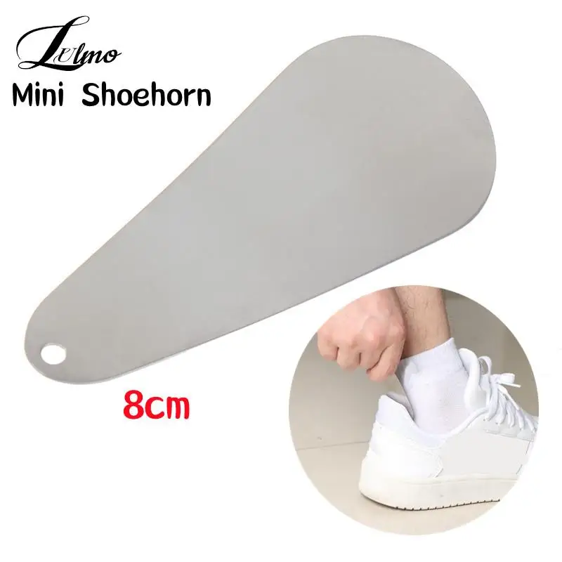 

Professional Mini Shoehorn 8cm Stainless Steel Metal Shoe Horn Spoon Shoehorn Shoes Lifter Tool