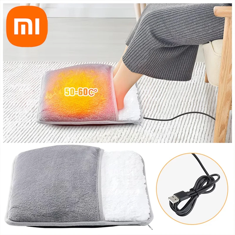 Фланелевые электрические грелки для ног Xiaomi согревающая сумка зимнего офиса