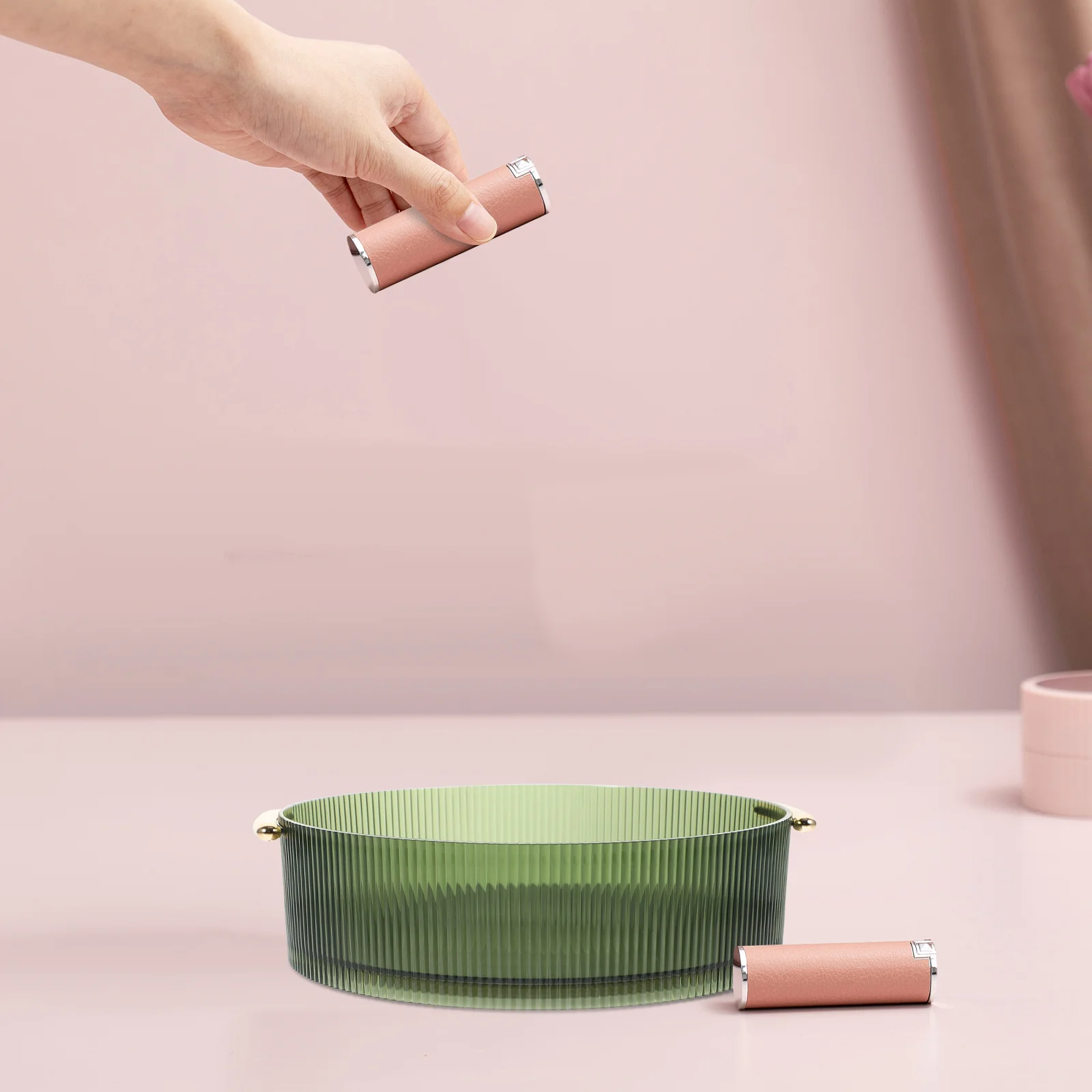 

Organizer Rotating Tray Turntable Kitchen Makeup Rack Holder Cabinet Storage Containerseasoning Pantry Round Bottleplastic