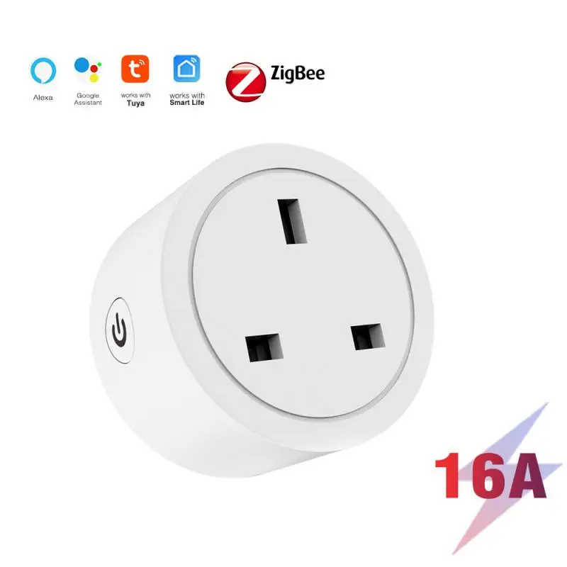 

Смарт-розетка Zigbee Tuya, 16 А, с голосовым управлением