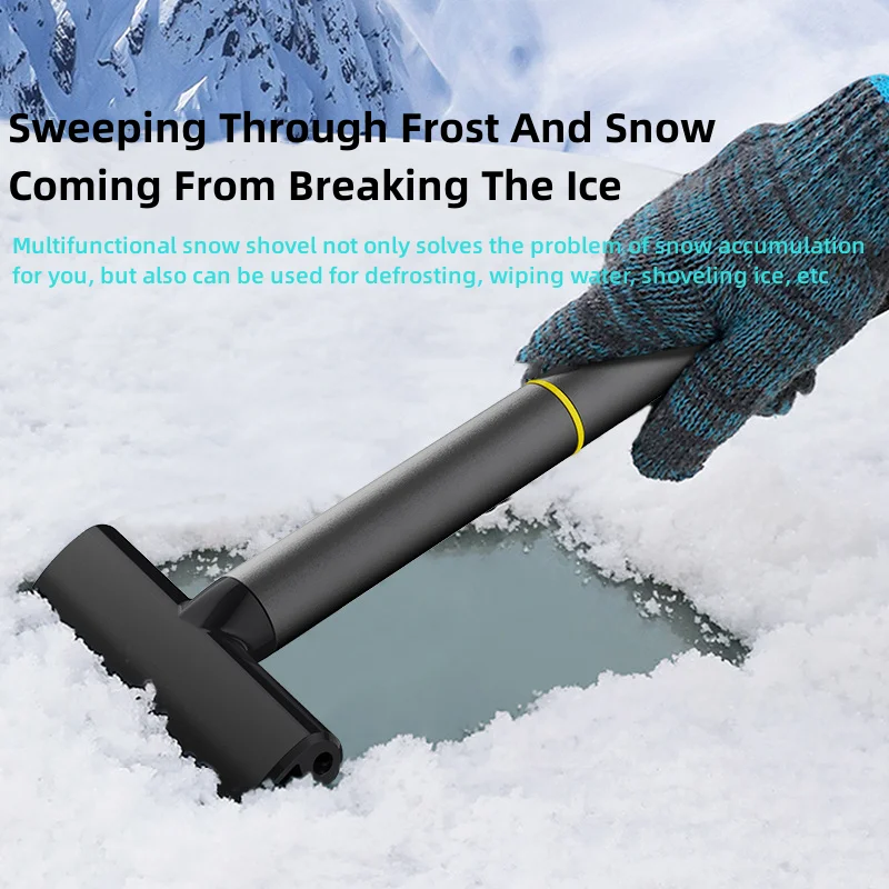 

Removable Multifunctional Snow Brush For Car Snow Removal Forklift Windshield And Window Defroster Deicing And Snow Removal Tool