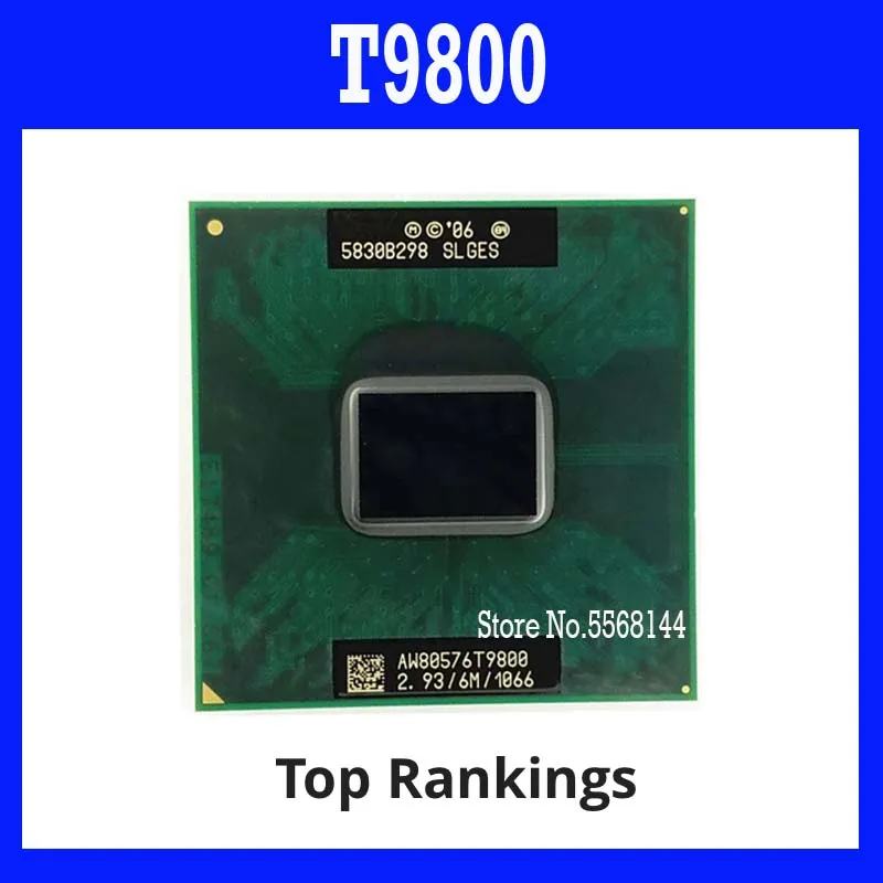 40% скидка T9800 ЦП 6M кэш/2 93 ГГц/1066/двухъядерный разъем 479 для GM45 PM45 Бесплатная