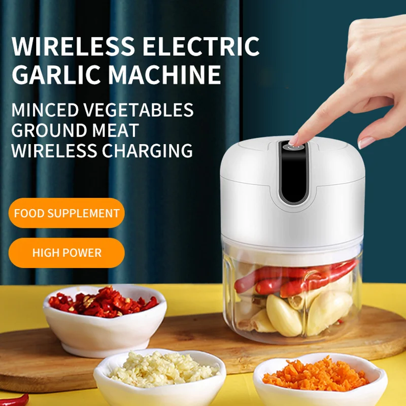 

Multifunctional Cooking Machine Automatic Household Meat Grinder Baby Supplementary Food Stirring Minced Garlic Minced Meat