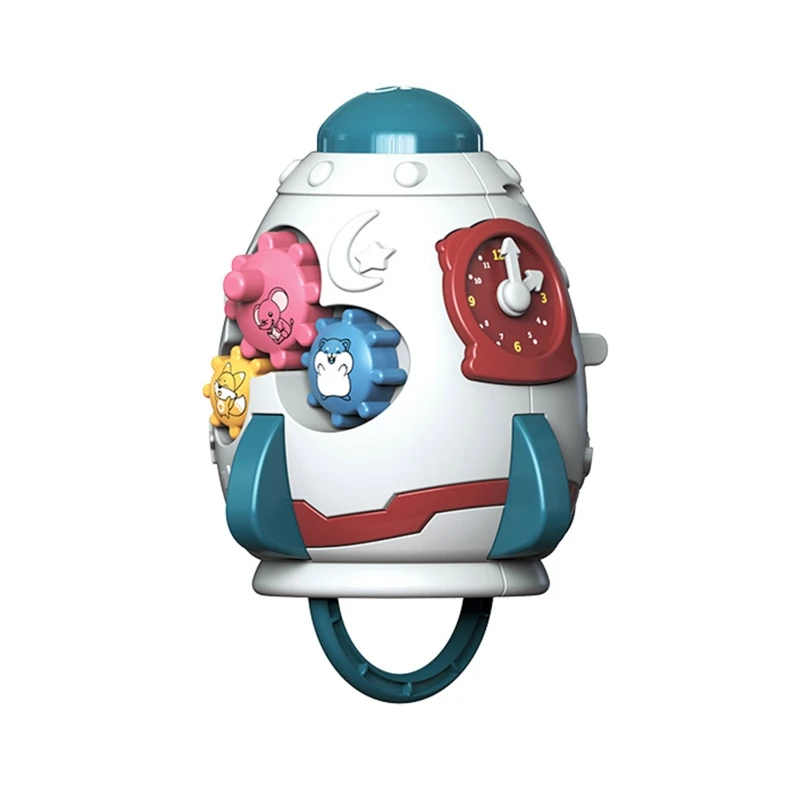 Handheld Music Drum Toy Sound Enlightenment for TIME Teaching Baby Room Plastic