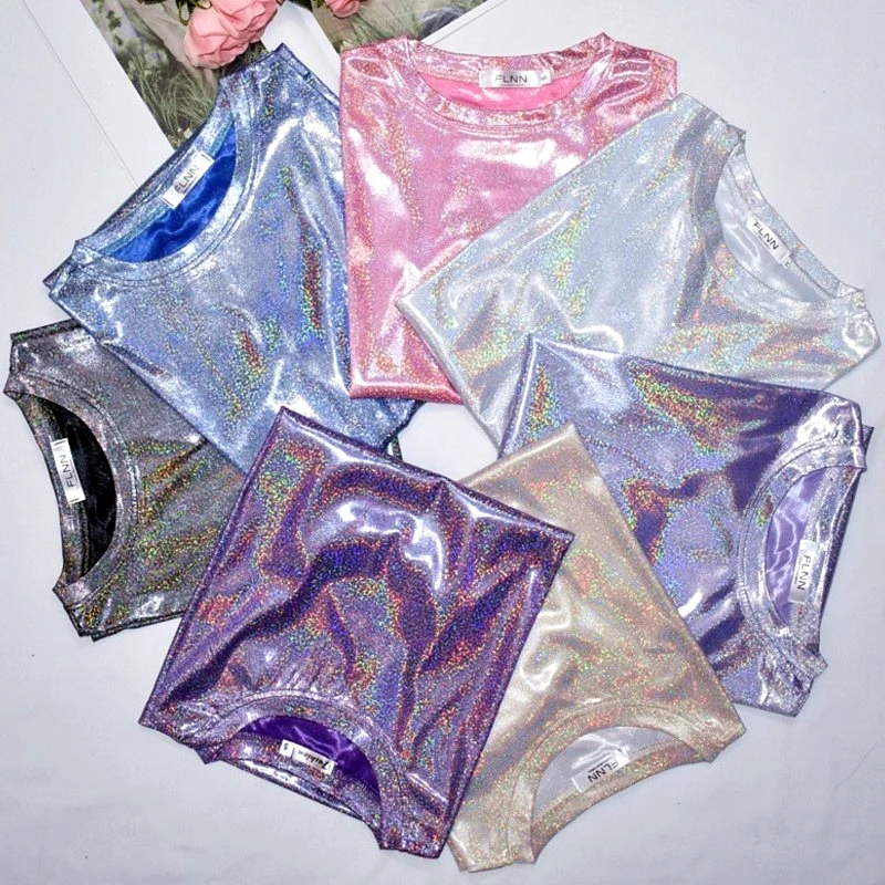 

Bright Silk T-shirt Shiny Short-sleeved Top Ladies Summer Clothes 2022 New Fashion Compassionate All-match Bottoming Shirt
