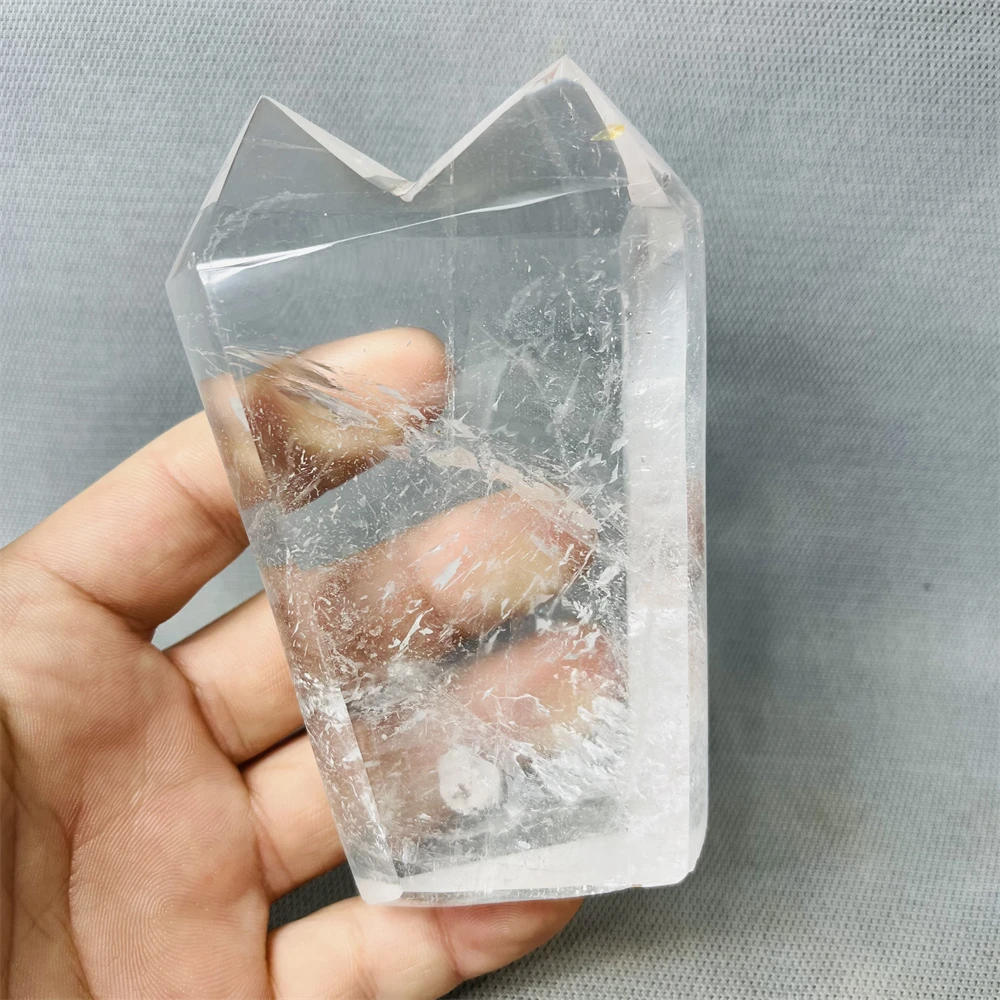 

Clear Quartz Bipinnacles Rainbow Crystal Home Garden Spiritual Decoration Gift of Spiritual Gifts Crystal and Stone Healing