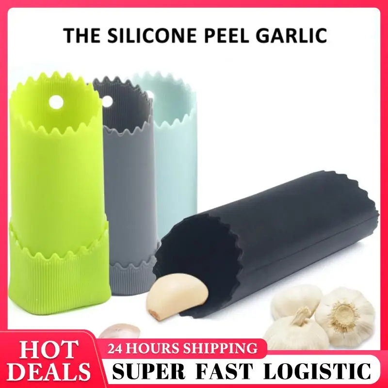 

Silicone Garlic Peeler Garlic Roller Stripper Silicone Garlic Peeler Tube Easy Roll With Bumps Vegetable ToolsKitchen Gadget