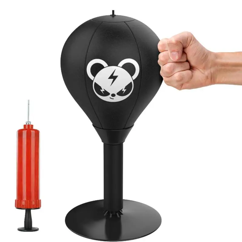 

Desktop Punching Bag Boxing Ball Stress Relief Fighting Speed Reflex Training Punch Ball With Strong Suction Cups For Desk