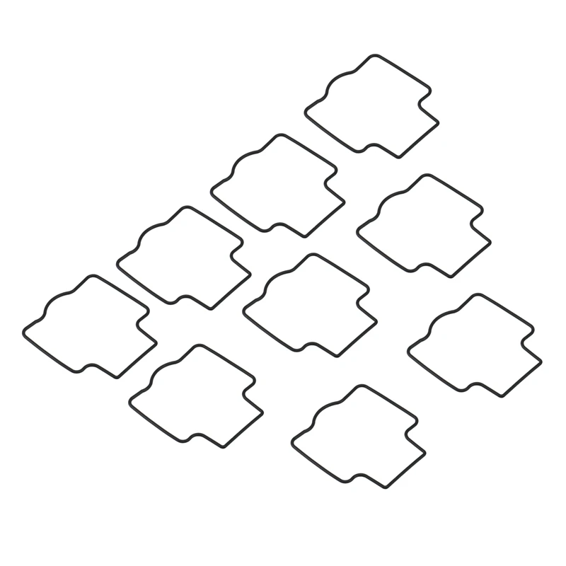 For Kawasaki ZXR750H STINGER ZXR600 ZZR1100G ZZR1200C ZZR600D ZZR600E ZX600E Carburetor Repair Bottom Shell Gasket 16 Pc