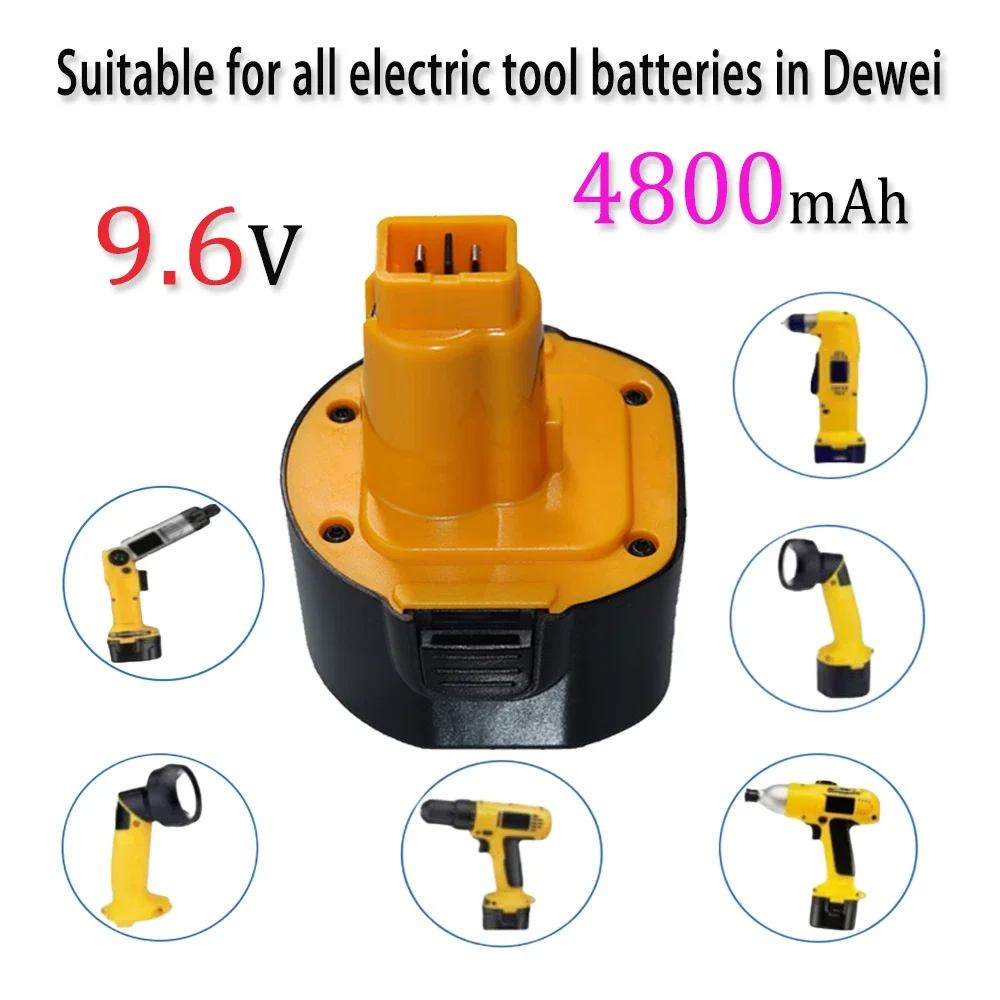 Аккумулятор 9 6 В 4 8 Ач для Dewalt DE9036 DE9061 DE9062 DW9060 DW9061 DW9062 EZWA 29 DW050 DW909K