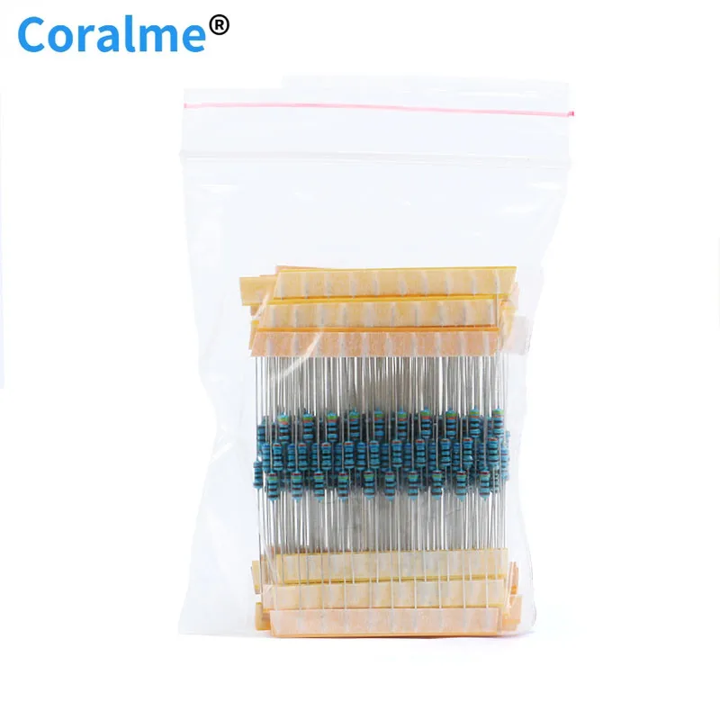 

75K ohm -1.8M Ohm 1/4w Resistance 5% Metal Film Resistor Resistance Assortment Kit Set 24 Kinds Each 10pcs