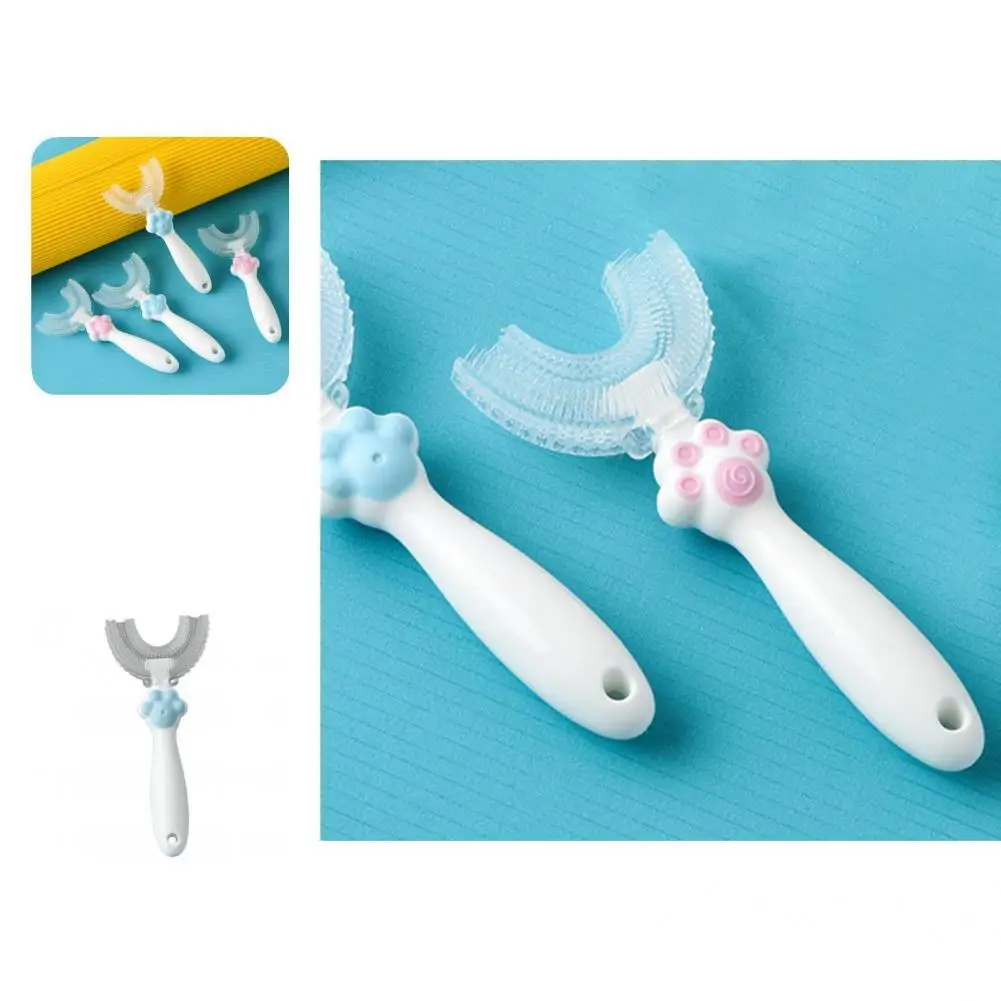 

Practical Silicone No Odor Hand-Held Mini Infant Toothbrush for Bathroom Infant Toothbrush Children Toothbrush