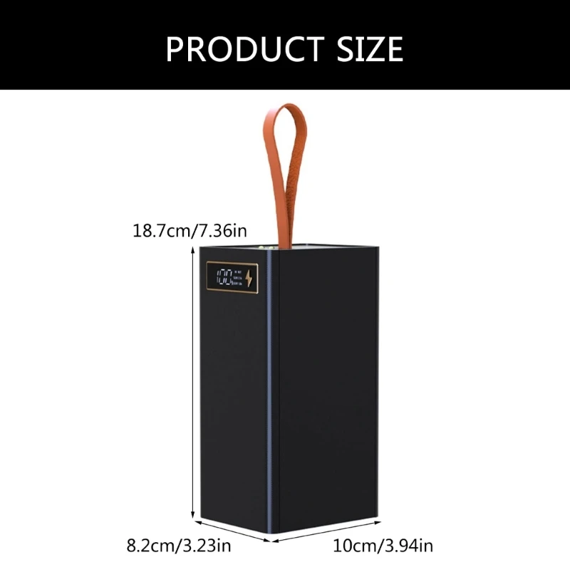 DIY Power Box 40x18650 Держатель батареи съемный дизайн с высокоэффективной зарядкой