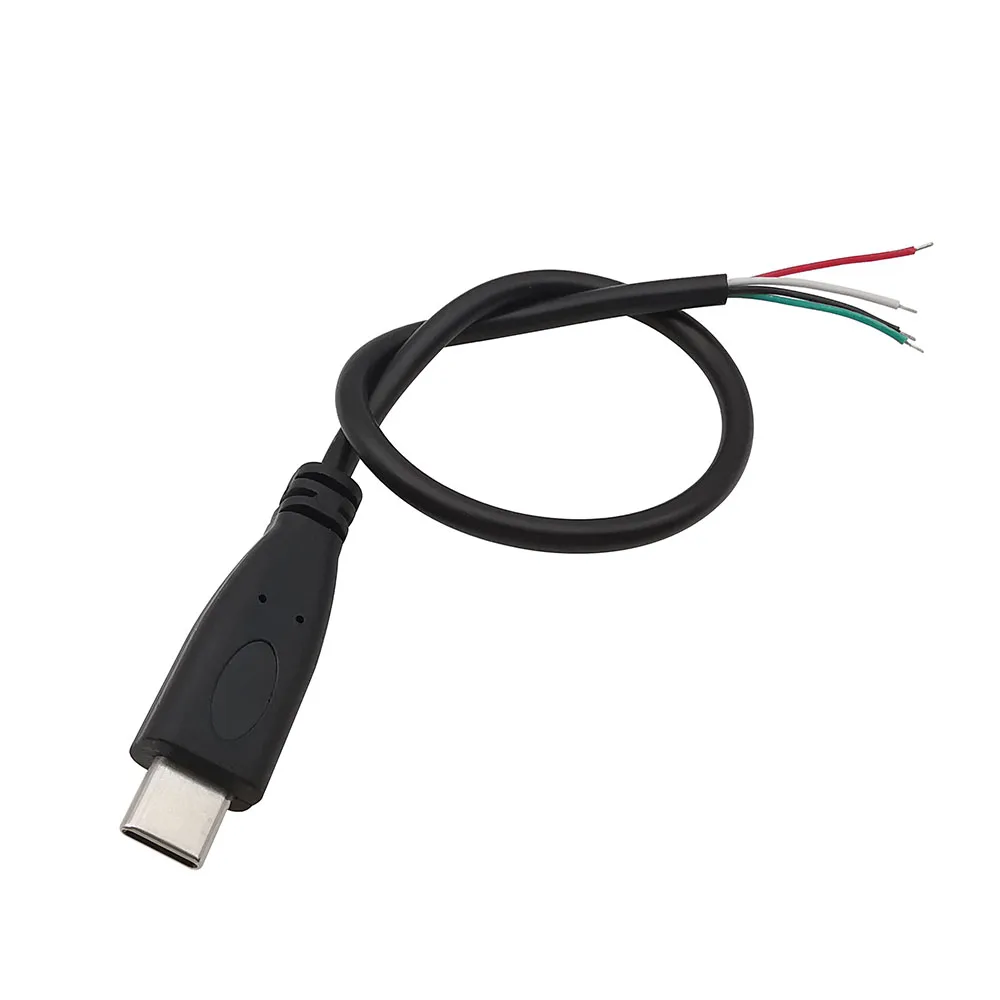 

USB Type C кабель питания 2/4 pin 0.3/1/2 м